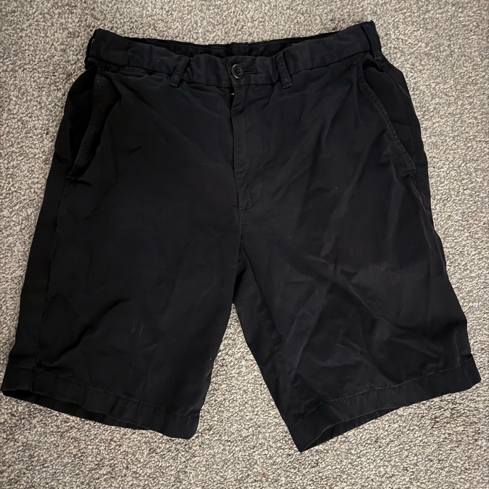 Uniqlo Men's Dark Navy Flat Front Shorts